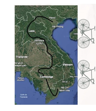 Le Mékong à bicyclette